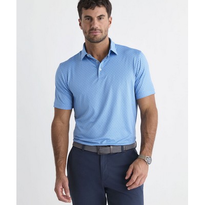 Vineyard Vines Men's Golf Printed Sankaty Performance Polo