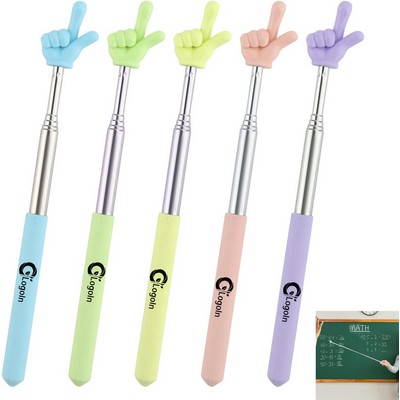 Finger Pointer Stick for Classroom Extendable Teaching Tool
