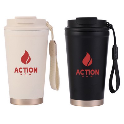 16oz Coffe Cup Stainless Steel w/ Lid