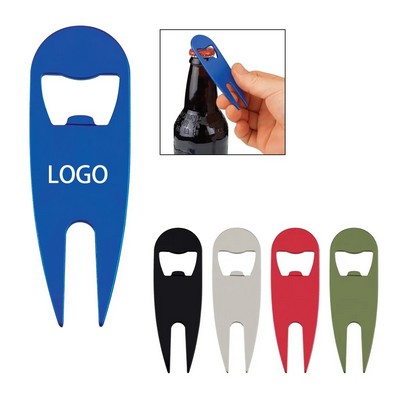 Stainless Steel Divot Tool Bottle Opener