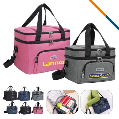 Vipit Double Layer PEVA Crossbody Cooler Bag