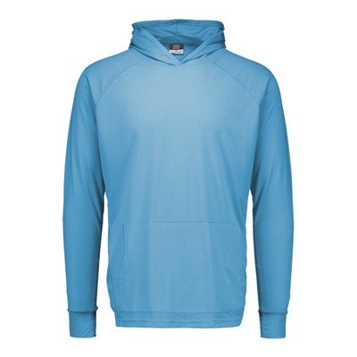 Sunproof® Youth Polyester Hooded Long Sleeve Tee