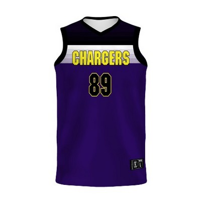 Youth FreeStyle Sublimated 4-Way Stretch Basketball Jersey