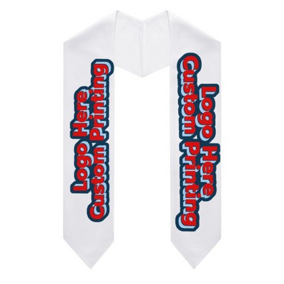 Soft Satin Graduation Stole
