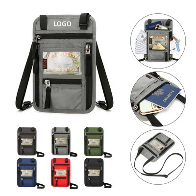Travel Neck Wallet Passport Holder