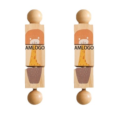 Personalized Wooden Rotation Puzzle Patterns