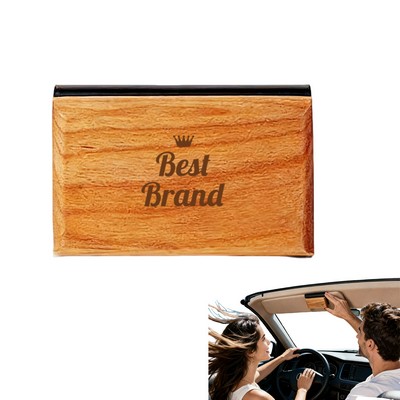 Wooden Visor Clip Car Air Freshener