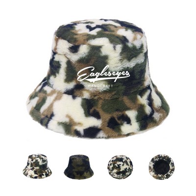 Winter Fuzzy Bucket Hat