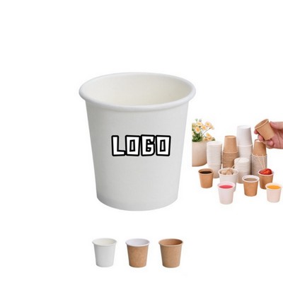 Eco Friendly One Ounce Paper Tasting Sampling Cup