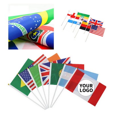 Handheld Waving Flag For Parades Celebrations Sports Events