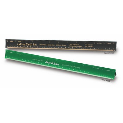 30 Cm Metric Mechanical Engineer Triangular Hollow Scale