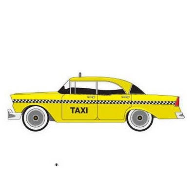 Taxicab Executive Magnet w/ Full Magnetic Back (6 Square Inch)