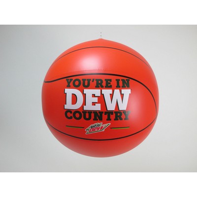 Promotional basketball style beach balls