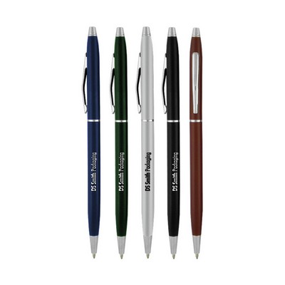 Cooper Deluxe Metal Ballpoint Pen w/Chrome Trim