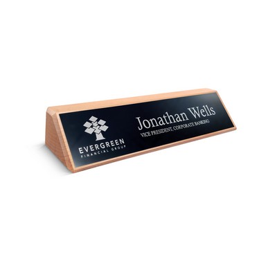 Solid Alder Name Plate (10 1/2")