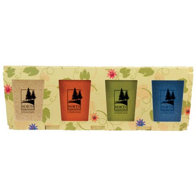 4 Pack Promo Planter w/Seeds (Spot Color)