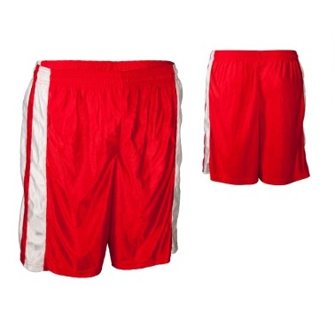 Youth Cool Mesh Short w/ Contrasting Side Panel & Piping (5" Inseam)