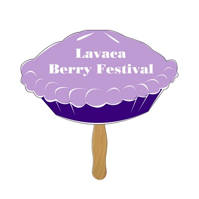 Pie Auction Hand Fan Full Color