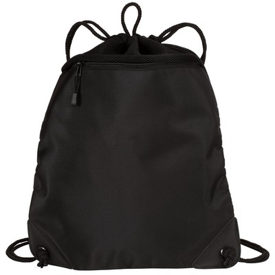 Port Authority® - Cinch Pack with Mesh Trim.