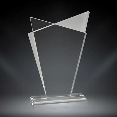 Infinity Clear Acrylic Award 7 3/4"H