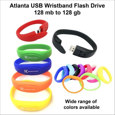 Atlanta USB Wristband - 128 MB Memory
