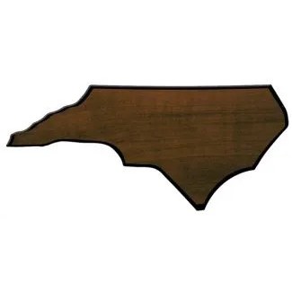 North Carolina State Shaped Plaque (6"x15½")