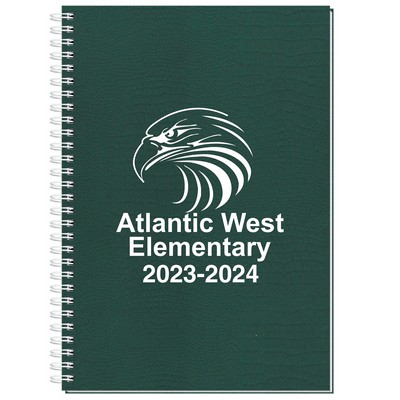 Academic Journal Planner w/Embossed Paperboard Cover (7"x 10")