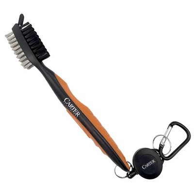 Golf Club Brush w/ Retractable Reel