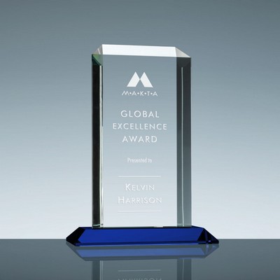 Apollo Award w/Blue Base (5"x 9 3/4")