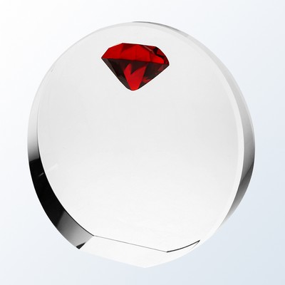 4'' Red Diamond Circle Award