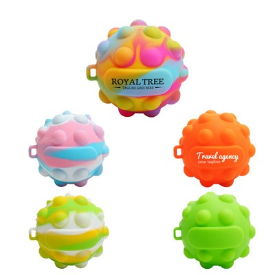 3D Silicone Stress Pop Ball