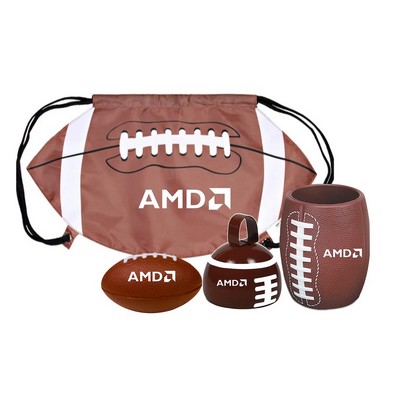 Recycled Drawstring Bag with Snacks