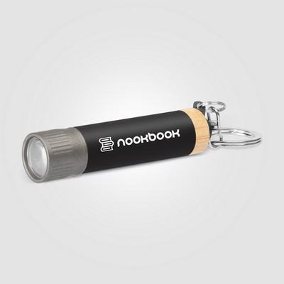 Reborn Recycled Aluminum Keychain Flashlight - Laser
