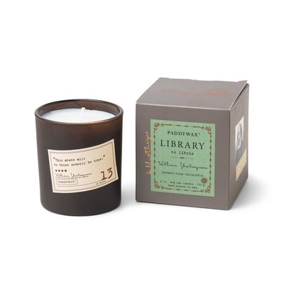 Library 6 Oz Boxed Glass - William Shakespeare