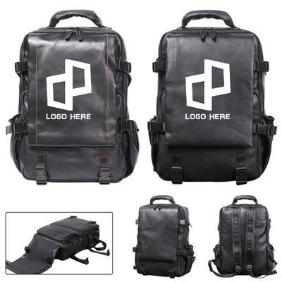 Business Leather Backpack