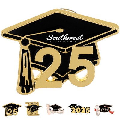 2024 Graduation Cap Lapel Pin