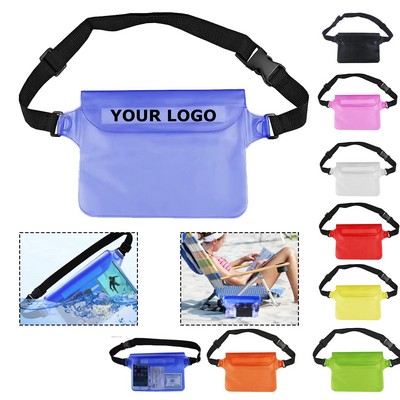 Waterproof Fanny Bag With Waist Strip(8.6'' X 5.9'')