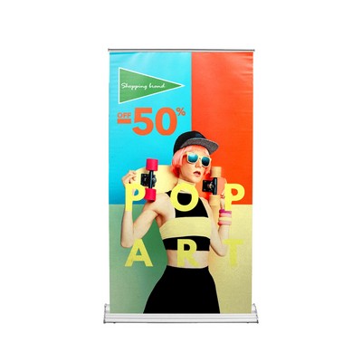 33.25" x 63" Adjustable Banner Stand Kit/Product Bundle