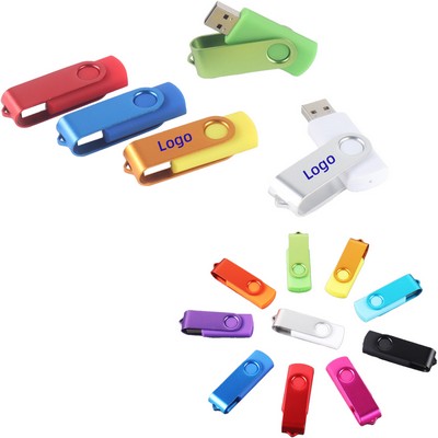 8GB Rotating Metal USB Flash Drive