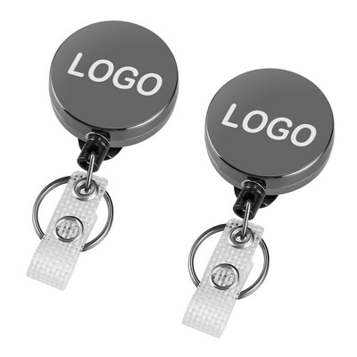 Round Metal Badge Reel