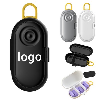 Compact ABS Clip Pod for Earplug Organization