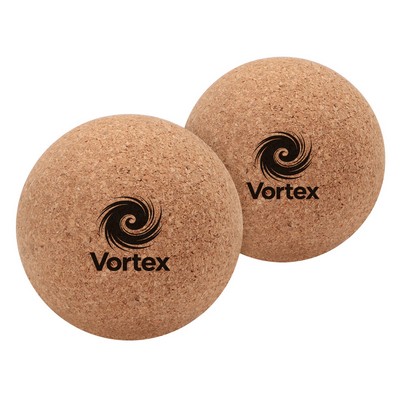 2.4" Cork Massage Ball Yoga For Release