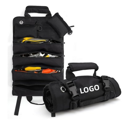 Waterproof 600D Oxford Fabric Roll Up Tool Bag
