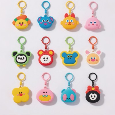 Custom Pvc Soft Rubber Cartoon Animal Keychain