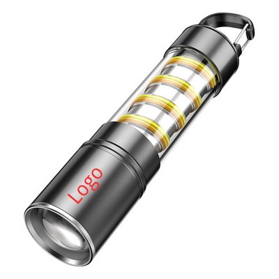 2-in-1 Aluminum Rechargeable Camping Lantern & Flashlight (300 Lumens)