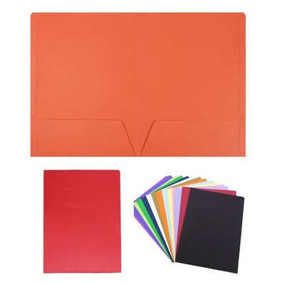 2 Pocket Presentation Folder with Card Holder