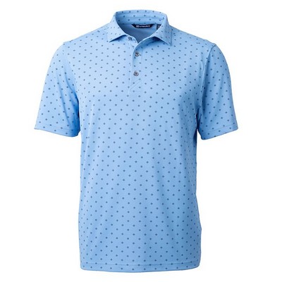Cutter and Buck Virtue Eco Pique Tile Print Recycled Polo