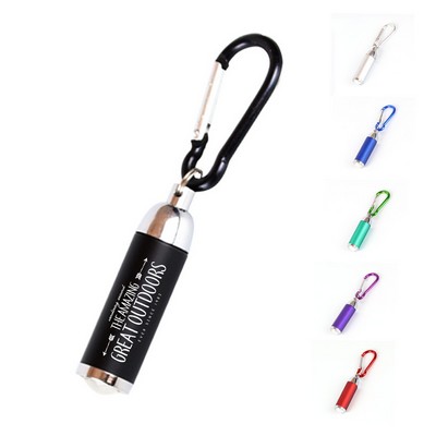 LED Light Flashlight with Carabiner