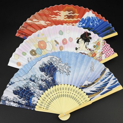 Foldable Bamboo Handfans Full Size Pattern