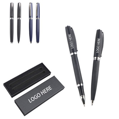 Roller Ball and Ballpoint Pen Set